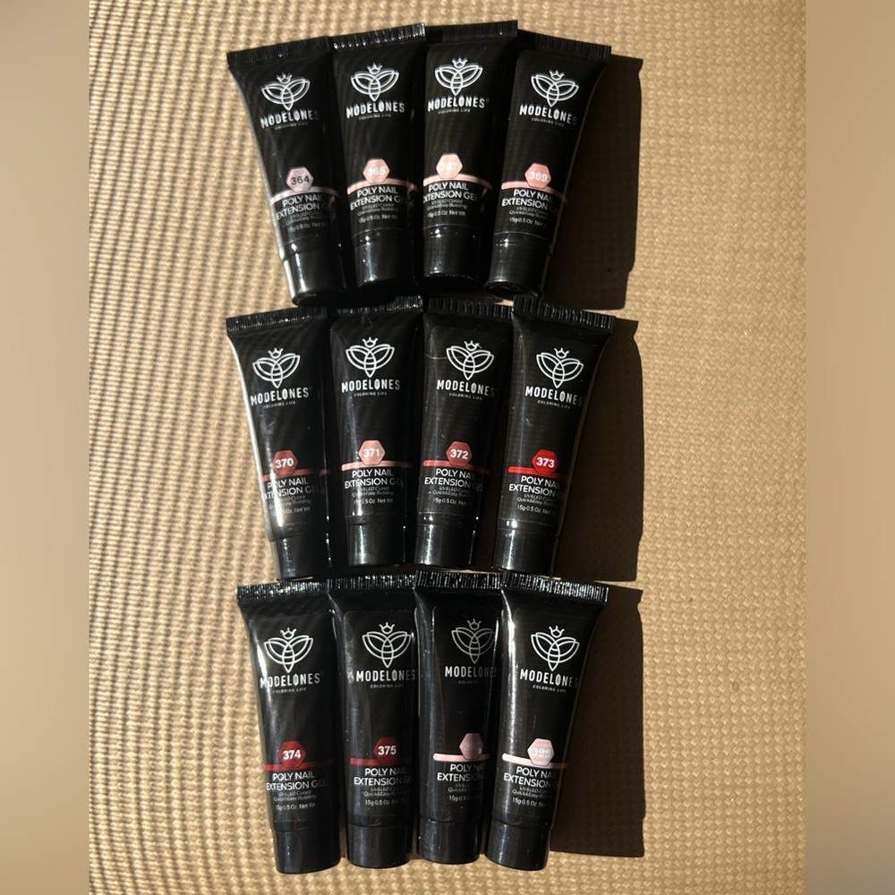 NEW UNOPENED Modelones Poly Nail Extension Gel 12 colors bundle or individual